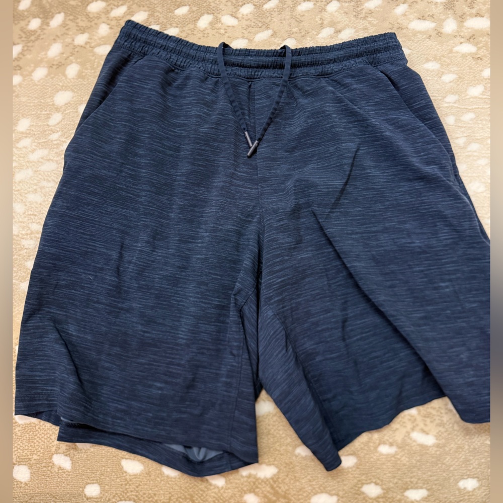 lululemon athletica Men's Navy Blue Athletic Shorts
